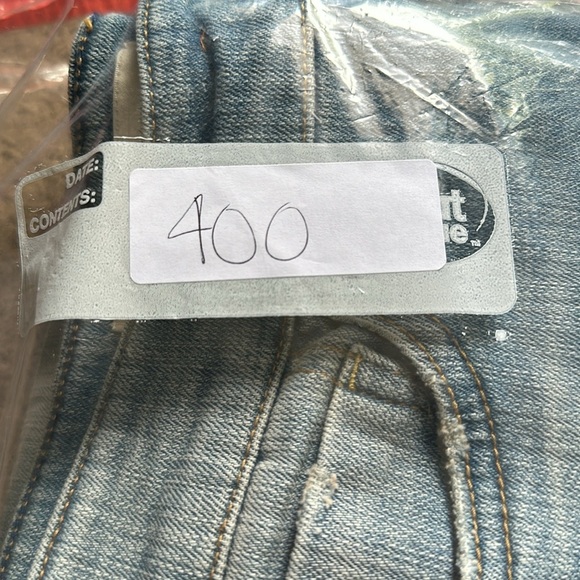 Anthropologie Pilcro and the letterpress blue embroidered floral denim jeans 25 - Picture 12 of 12